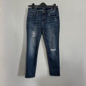 VIGOSS Thompson Tomboy Stretch Jeans Size 28 W  25 L Dark Wash